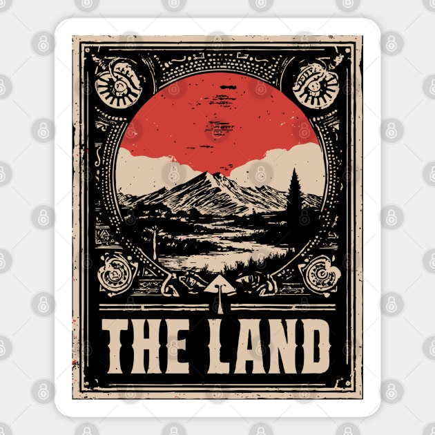 The Land of the Aborigines - Vintage Australian Art Magnet by TuncGK